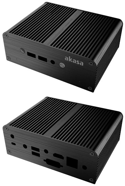 Akasa Newton AC enclosure (for Intel NUC NUC6CAYS/NUC6CAYH) <b>[FANLESS]</b>