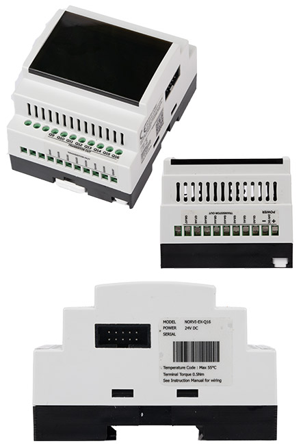 NORVI-EX-<b>Q16</b>  (16 x Open Collector Transistor Outputs)